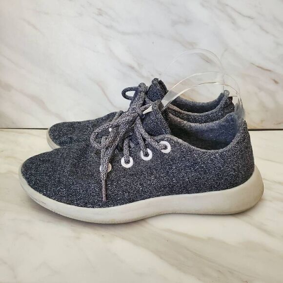 Allbirds Women's Dark Grey Wool Runner Shoes Size 9 - Picture 4 of 8